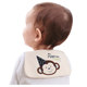 Pure cotton baby sweat absorbent towel ອະນຸບານ embroidered name baby pad sling gauze sweat towel 4 layers colorful cotton organic 6 layers