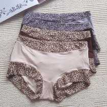 New bamboo fiber womens underwear BAO WEN seamless mid-waist underwear antibacterial and breathable