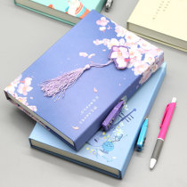 Chinese ancient style password lock notepad box student hand account book illustration this privacy hipster diary book