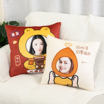 Pillow customization to customize photo diy custom pillow couple photo creative cushion birthday gift