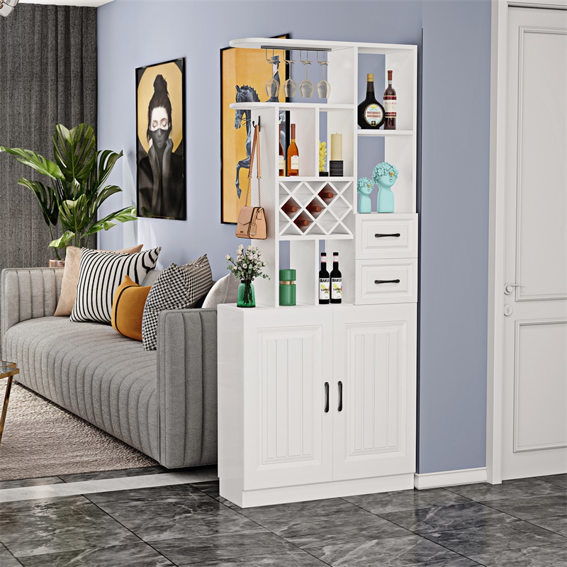 Xuan Guan Cabinet Shoes Cabinet Integrated Into Door Screen Wine Cabinet Living Room Partition Cabinet Brief modern entrance hall Locker Room-Taobao