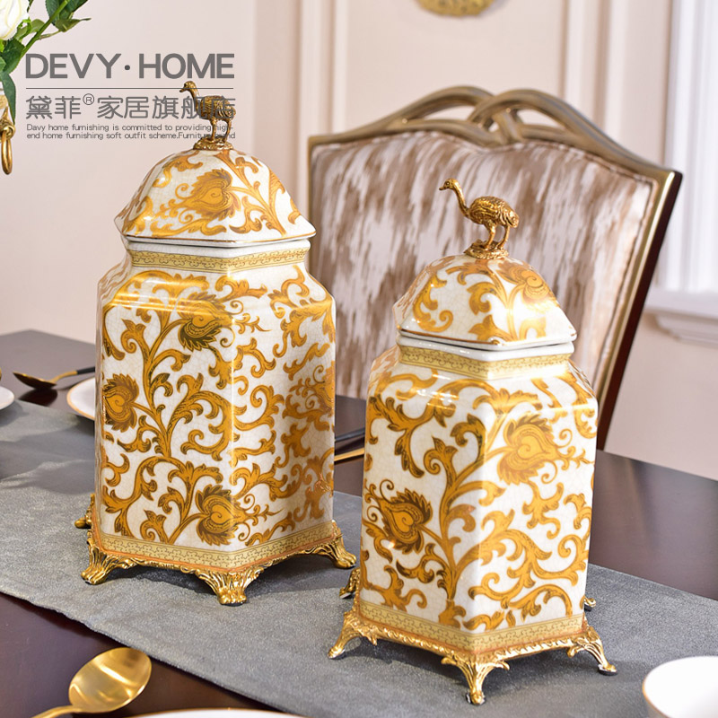 American creative home furnishing articles general ceramic pot, the sitting room porch sample room to receive a housewarming gift to his new house