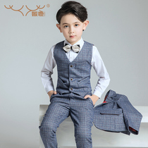 Kids Suit Boys' Suit Flower Dress Spring Show Clothes Baby Coat Korean Style Boys New