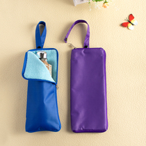 Umbrella storage bag hand-carrying umbrella bag water-absorbing portable portable hand-held folding moisture-absorbing tri-fold umbrella cover