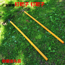 Farmers rake household grass shovel garden gardening scorpion stalks leaves steel rake climbing grass pulling soil leveling tool