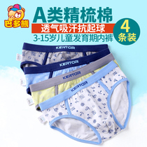 Children briefs pure cotton boy middle school students middle school children teen panties Summer student boys briefs