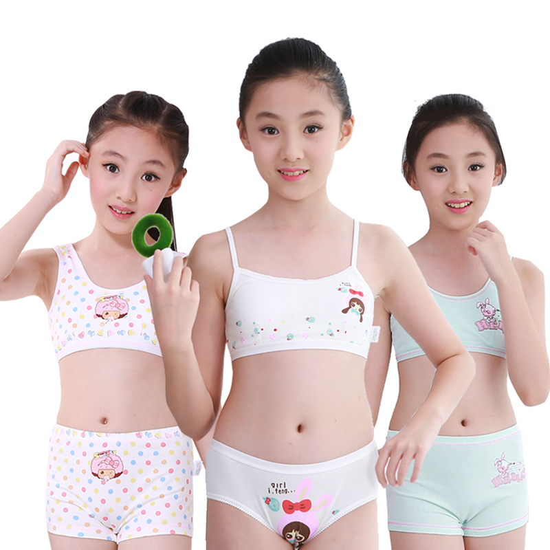 Girls suspenders vest development period student underwear summer