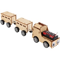 diy electric train students handmade class homework materials package creative homemade toy technology small production invention