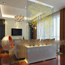 Modern light luxury glass screen partition living room door occlusion decoration entrance Household small apartment customization Jane Nuxe