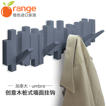 Canadian imported umbra creative walls pegged wooden stakes field wind wall hanging clothing frame behind doors