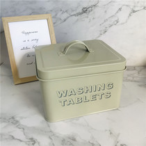 Nordic type dust protection sun protection mask Cosmetic Containing Box Desktop Students ins minimis Debris Trumpet containing box