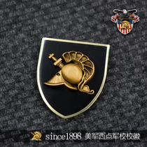 Military Fan United States Military Academy at West Point Roman Greek Iron Man Helmet Shield Cross Meritorious Service Medal Medal