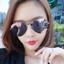 2021 New polarized sunglasses female driver special Tide star same sun glasses round face glasses eye fashion