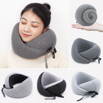 u-shaped pillow neck protection cervical cervical pillow travel pillow portable long-distance aircraft train sleeping pillow u-shaped latex neck pillow