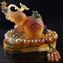 High-end ornaments car decoration car interior products glass gourd lucky and safe car perfume seat car aromatherapy