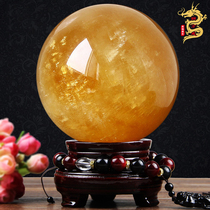 High-end natural crystal ball ornaments Lucky office ornaments Housewarming gifts Home living room TV cabinet decorations