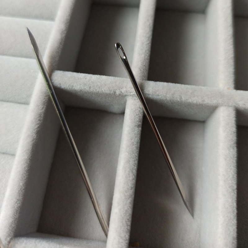 手缝皮革针优质大号钢针三角针皮包皮具沙发菱形针皮雕缝补缝纫针