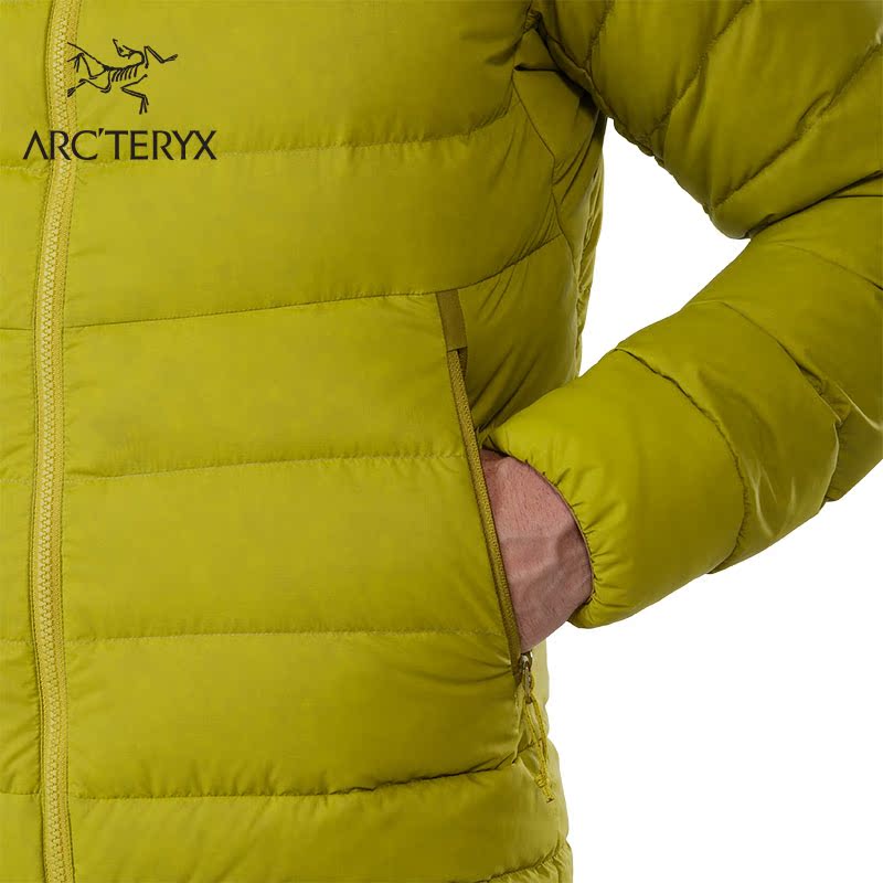 Arcteryx 始祖鸟男款徒步登山轻量保暖舒适连帽羽绒服 Thorium AR 