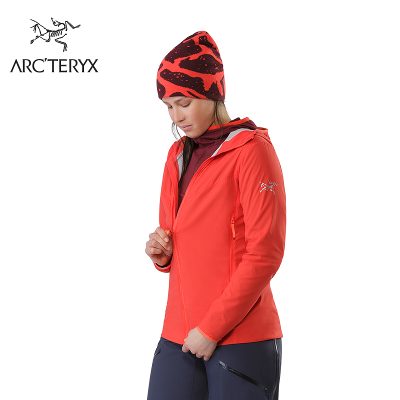 Arcteryx 始祖鸟女款运动防风轻量保暖滑雪棉服 Ryze Hoody 