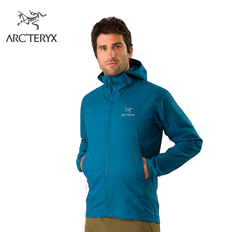 Arcteryx 始祖鸟男款徒步防风耐候透气软壳连帽茄克 Tenquille 