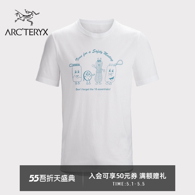 ARC'TERYX始祖鸟 男子 休闲  SAFETY MEETING  短袖T恤 