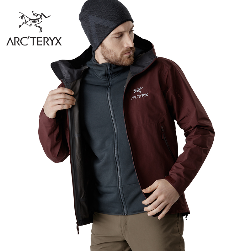 Arcteryx 始祖鸟男款轻量防水透气徒步冲锋衣户外硬壳男装Zeta SL 