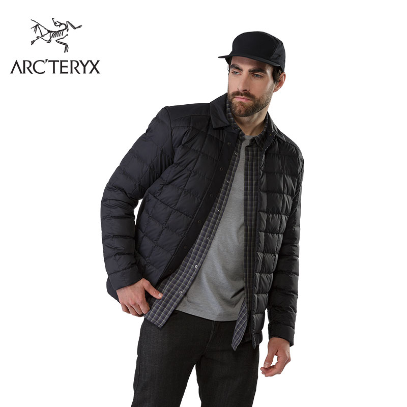 Arcteryx 始祖鸟男款运动防泼水耐磨保暖轻量羽绒服 Rico Shacket 