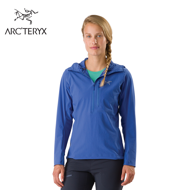 Arcteryx 始祖鸟女款轻薄透气带帽软壳外套套头衫Sigma 