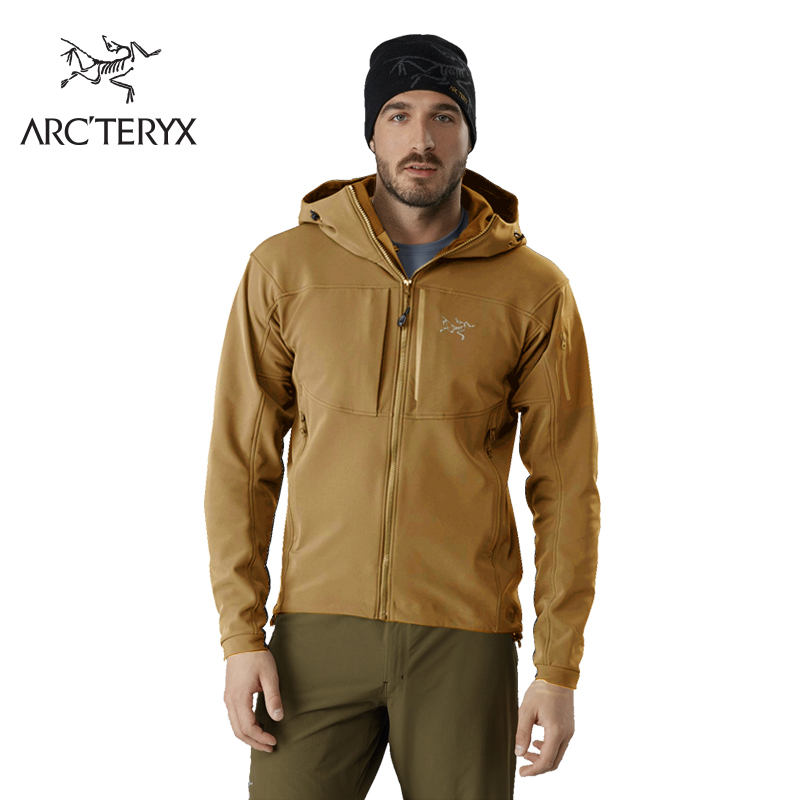 Arcteryx 始祖鸟男款防风保暖连帽软壳茄克外套Gamma MX Hoody 