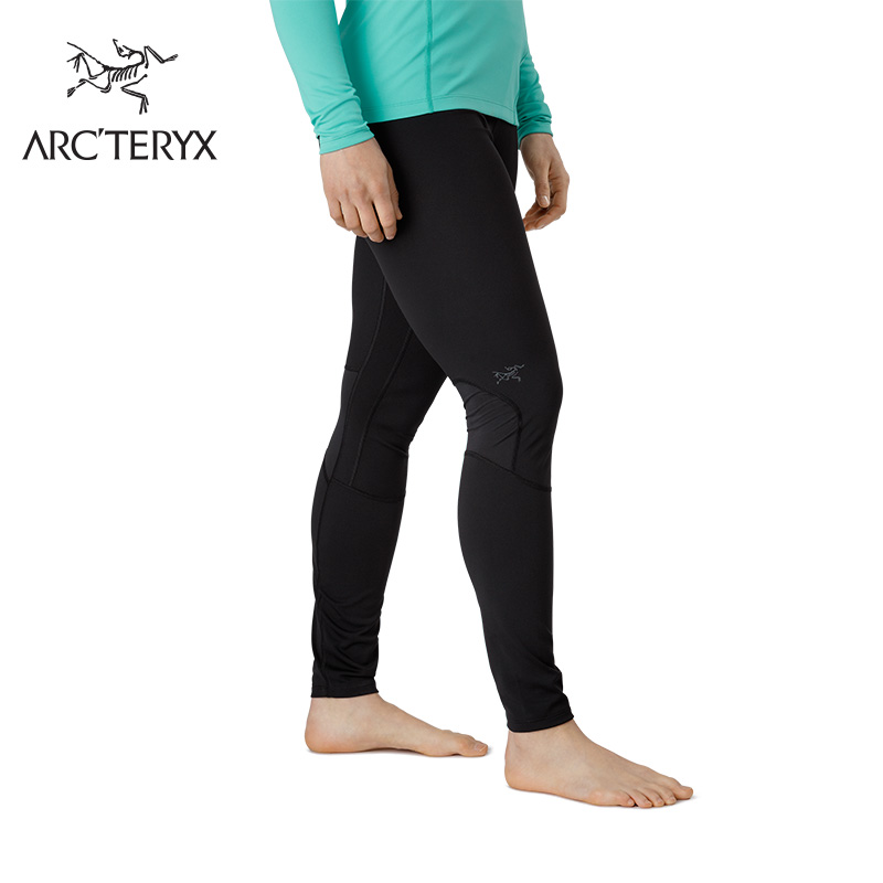 Arcteryx 始祖鸟女款跑步快干弹性保暖运动内层长裤 Phase AR 