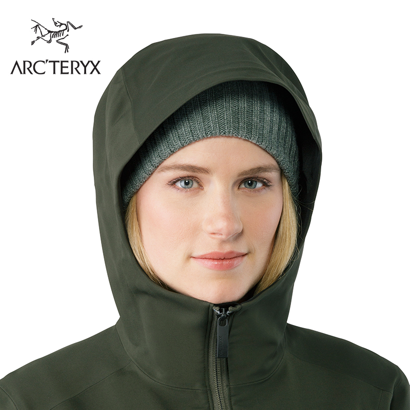 Arcteryx 始祖鸟女款户外保暖软壳夹克防风带帽外套 Nalo Jacket 