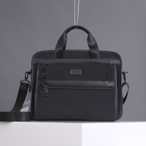 Four men handbag mens bag single shoulder inclined satchel canvas nylon fit genuine leather travel Oxford clothe casual briefcase