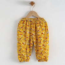 Special clearance for men and women Baby foreign-Air mosquito pants ultra-thin breathable baby gauze bloomers air conditioning pants summer