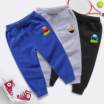 Boys and girls sports pants childrens cotton trousers baby loose pants 2021 spring and autumn childrens clothing casual pants