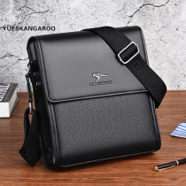 Inclined Satchel Bag Mens Bull Leather Pouch Genuine Leather 100 Hitch Street Tide Mens Single Shoulder Bag 2021 New Cortical Backpack Tide