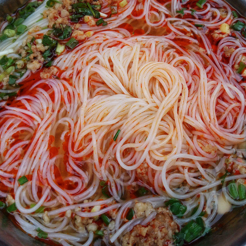 广西全州县特产全州红油米粉出榨干米粉120克配红油