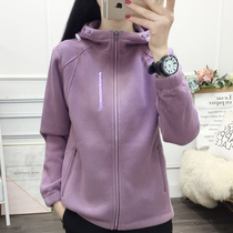 Catch Suede Jersey Woman 2020 Spring Autumn Season New outdoor climbing hiking windproof Warm Rocking Grain Suede Cap Sports Jacket