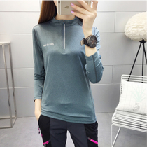 Outdoor sports quick-drying clothes womens long-sleeved summer sunscreen breathable thin short-sleeved t-shirt mountaineering running half-sleeved T-shirt