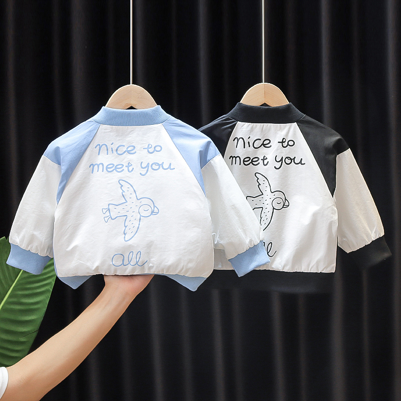 Boys coat spring and autumn 2020 new childrens childrens Korean version of autumn handsome baby young baby child tide jacket