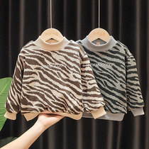 Boys winter clothes plus velvet thick clothes 2020 new baby baby Korean BAO WEN foreign style warm coat tide