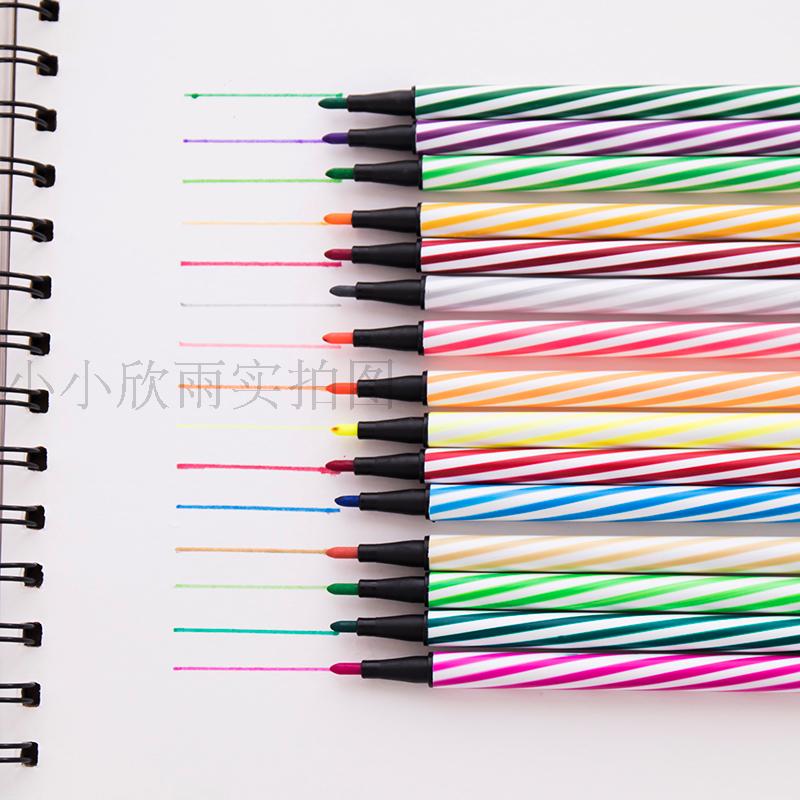 watercolor pen set 36 color children's brush kindergarten color pen for primary school students