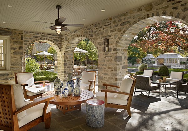 复古情怀的美式别墅庭院设计