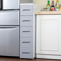 Crevice storage cabinet Bathroom side seam cabinet Narrow seam shelf Drawer kitchen crevice storage cabinet