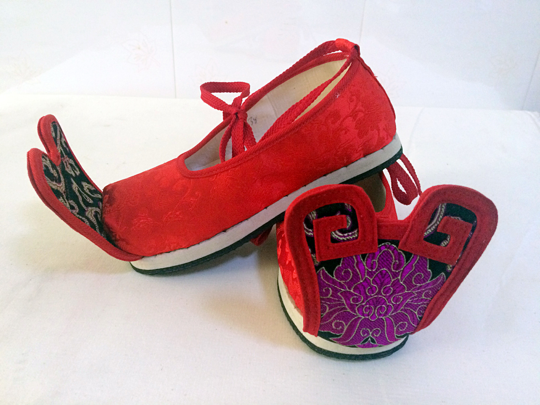 汉唐方头翘头履 古装影视cos鞋汉服婚礼鞋 男女