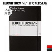 German lighthouse leuchtturm1917 notebook thickened super large A4 hard shell business book import