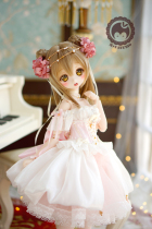 (Meow house)Hydrangea little flower fairy summer temperament small dress dress 4 points BJD SDM MDD spot baby clothes