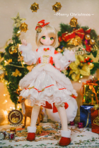 (Meow House) 2018 Christmas dress-Shining Diva 4 points MDD BJD baby clothes limited-time black box card