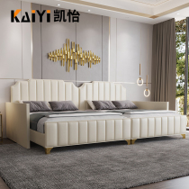 Parent-child Bed Ditire Family Primary-bed modern light extravagant master bedroom with large bed 3 m extra-large family of four-mouth trio splicing 4