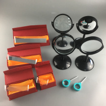 Prism rainbow photo optical glass photography props Colorful seven-color student trumpet large Mitsubishi mirror refractometer Science primary School science physics Optical experiment toy