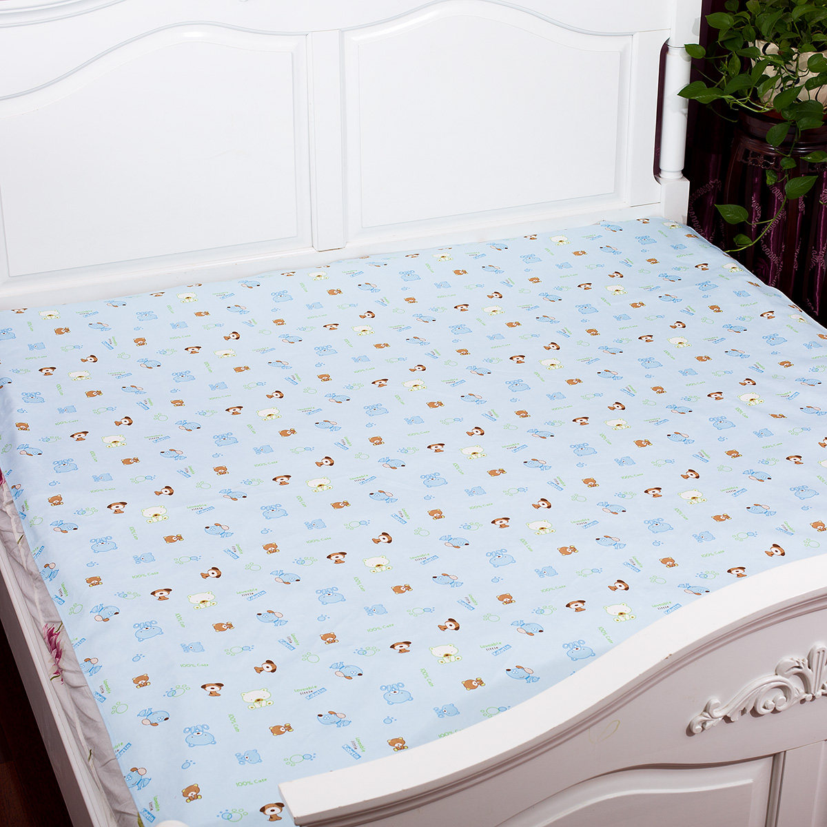 防水尿垫纯棉透气柔软防水床单婴儿尿片宝宝床大床尿垫